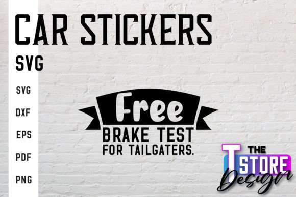 Car Stickers SVG Car Decals SVG SVG: Graphics for Crafts & Brands