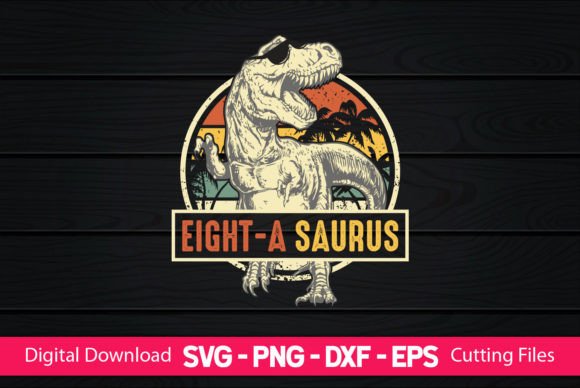 Eight-a Saurus Funny Dinosaur Graphics and Crafts Review