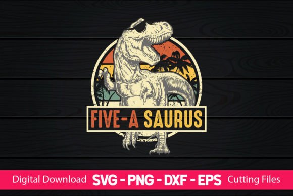 Five-a Saurus Funny Dinosaur Graphics and Crafts Review