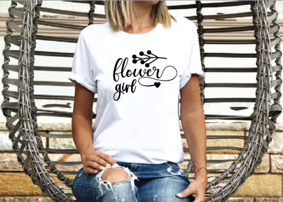 Flower Girl Svg: Premium Graphics for T-Shirt Designs