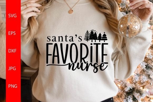 Merry Nurse SVG Graphics for Seasonal Crafts