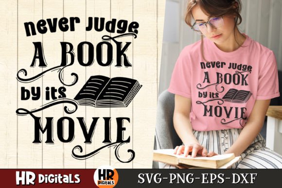 Never Judge a Book by It s Movie, Books Graphics in Crafts