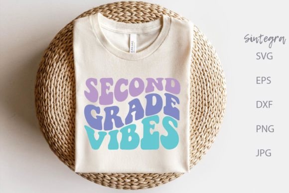 Second Grade Vibes SVG, Shirt SVG Graphics and Crafts Review