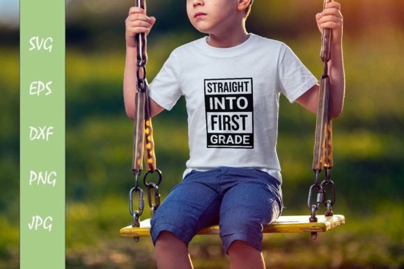 Straight into First Grade SVG Cut File: Graphics and Crafts for Publishers